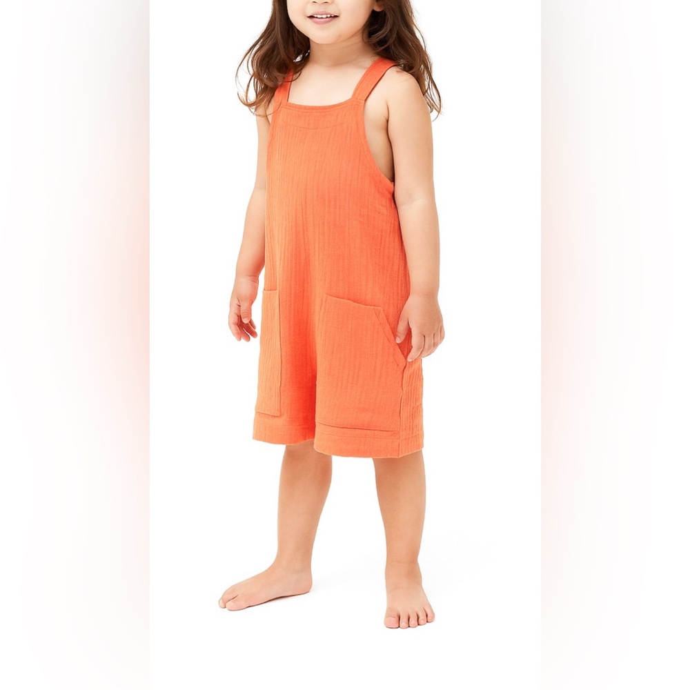 Lily & Dan NWT Children’s Gauze Romper (Size XS 4–5) 🧡